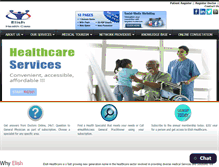 Tablet Screenshot of elishhealthcare.com